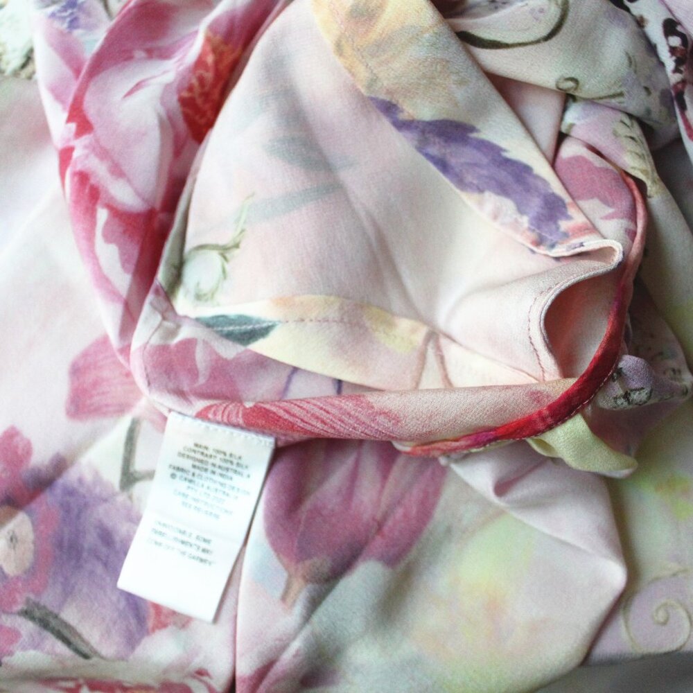 Camilla Shirred Waist Detail Maxi Dress, Sonic Symphonies, Size S - Picture 8 of 8